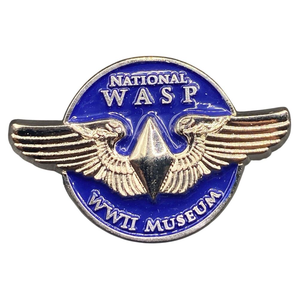National WASP WWII Museum Souvenir Lapel Collectible Pin with Wings